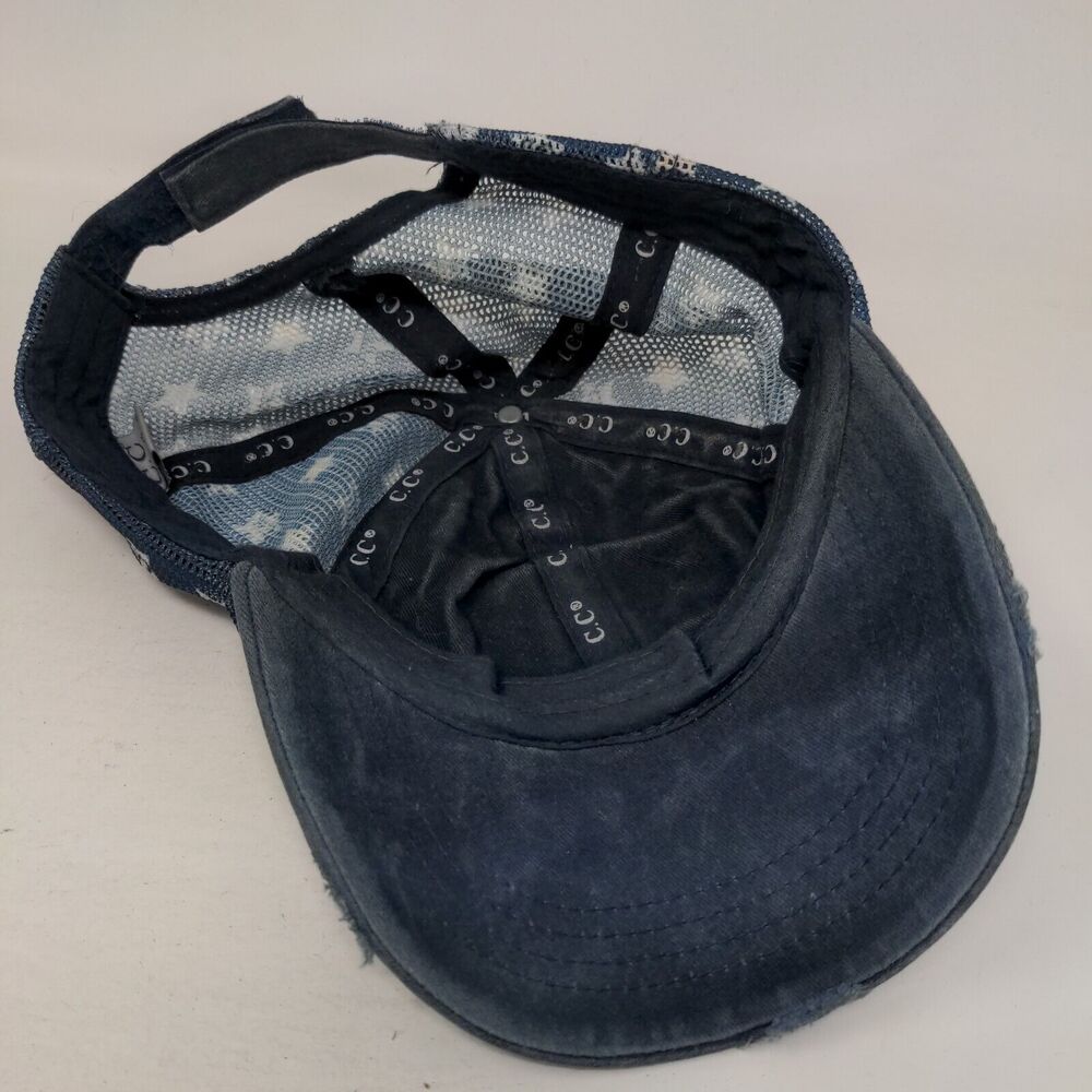 American Flag Patch Strapback Mesh Back Trucker H… - image 6